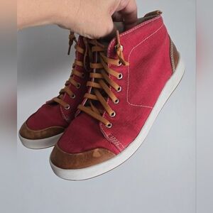 KODIAK Stylish Red High-Top Sneakers